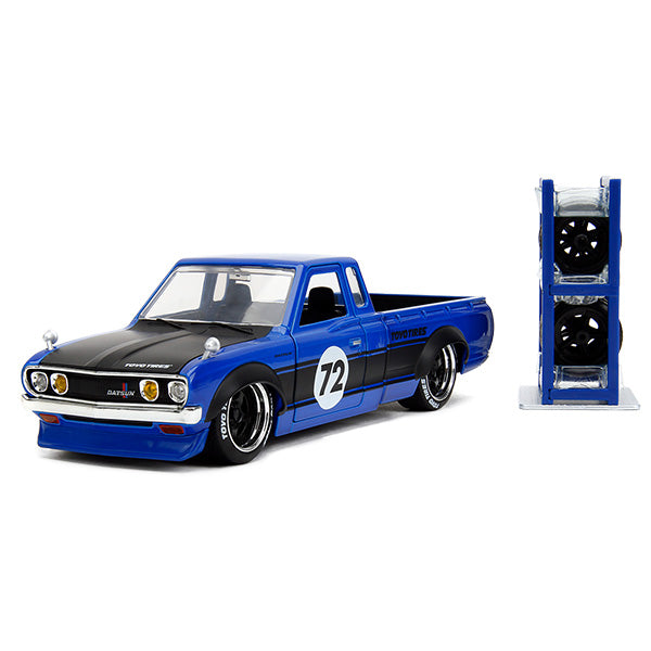 JADATOYS 1:24 JUST TRUCKS w/RACK & WHEELS 1972 Datsun 620 Pickup ミ –  bbexpress.shop