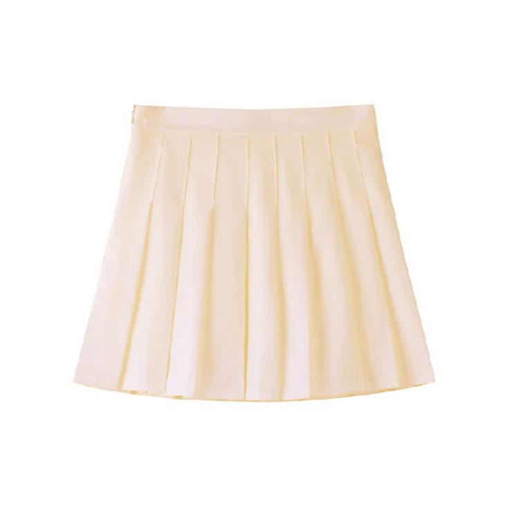 プリーツミニスカート インナーパンツ付き 韓国ファッション
