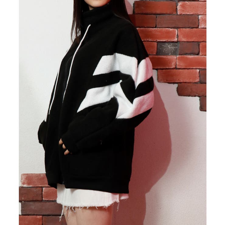 ボアブルゾン レディース ボアジャケット 韓国ファッション