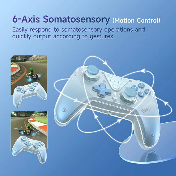 EasySMX T39 &amp; T39 PRO with NFC function | Budget-friendly Switch compatible | High-performance transparent joystick gamepad | Wireless &amp; wired connection