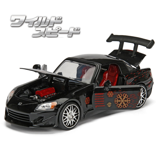 JADATOYS 1:24 Fast and Furious Diecast Car JOHNNY'S HONDA S2000