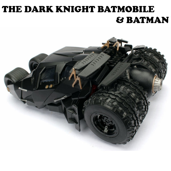 1:24 2008 THE DARK KNIGHT BATMOBILE W/BATMAN【バットモービル】【JADA ミニカー】