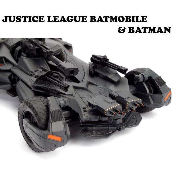 1:24 2017 JUSTICE LEAGUE BATMOBILE W/BATMAN【バットモービル】【JADA ミニカー】
