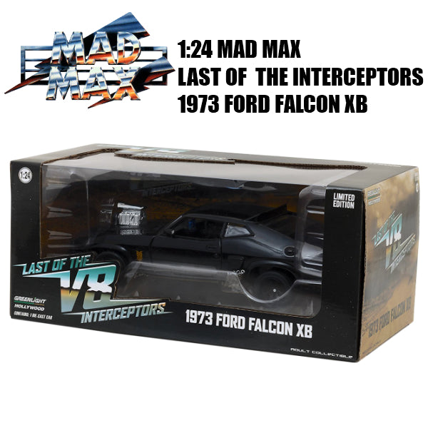 GREENLIGHT 1:24 MAD MAX LAST OF THE V8 INTERCEPTORS 1973 FORD FALCON XB【マッドマックス】ミニカー