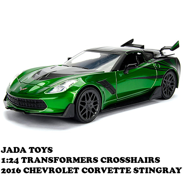 1:24 TRANSFORMERS CROSSHAIRS 2016 CHEVROLET CORVETTE STINGRAY【トランスフォーマー 】ミニカー