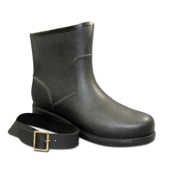 [G&amp;B] Engineer rain boots GB-2131 black with 2-way specification by attaching and detaching the belt