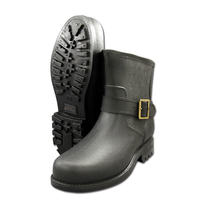 [G&amp;B] Engineer rain boots GB-2131 black with 2-way specification by attaching and detaching the belt