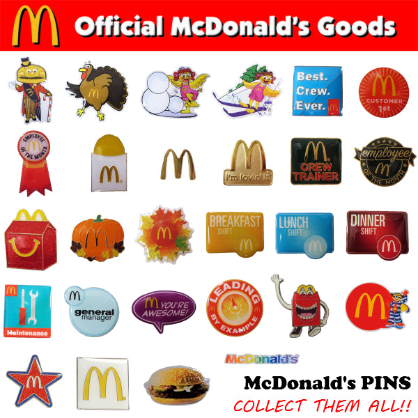 McDonald&#039;s PINS series 4【マクドナルド ピンズ】