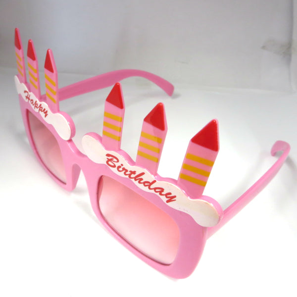 Sunglasses Birthday Cake [2 Colors Choice] [Disguise Cosplay Sunglasses Funny Sunglasses]