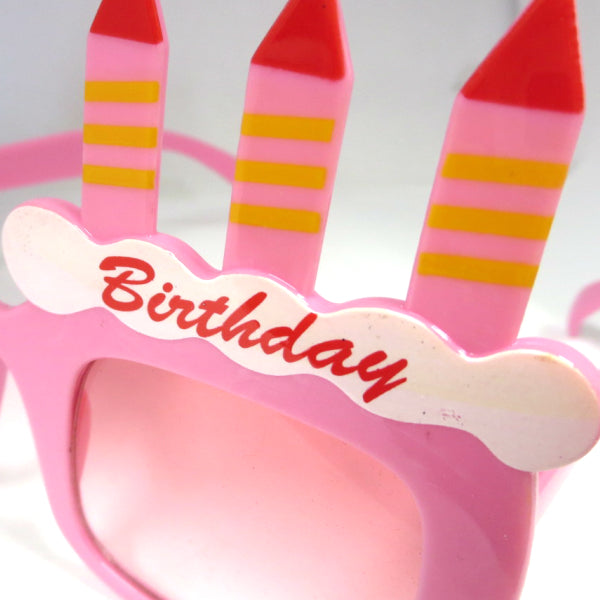 Sunglasses Birthday Cake [2 Colors Choice] [Disguise Cosplay Sunglasses Funny Sunglasses]