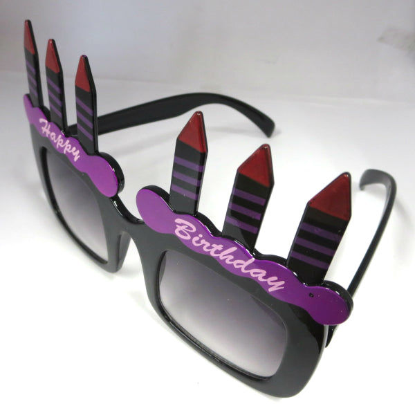 Sunglasses Birthday Cake [2 Colors Choice] [Disguise Cosplay Sunglasses Funny Sunglasses]