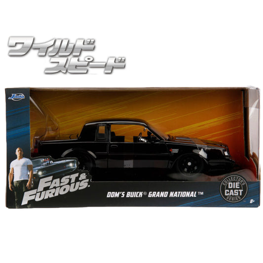 JADATOYS 1:24ワイルドスピードダイキャストカー DOM&#039;S BUICK GRAND NATIONAL