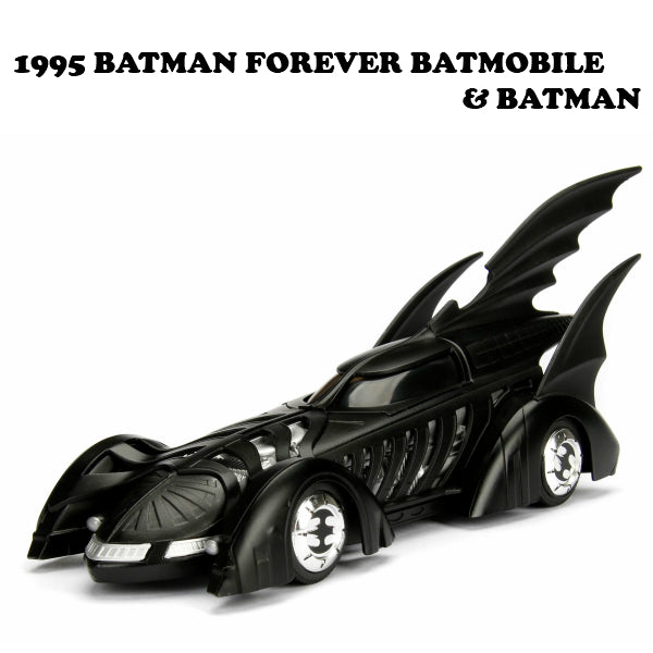 1:24 1995 BATMAN FOREVER BATMOBILE W/BATMAN【バットモービル】【JADA ミニカー】