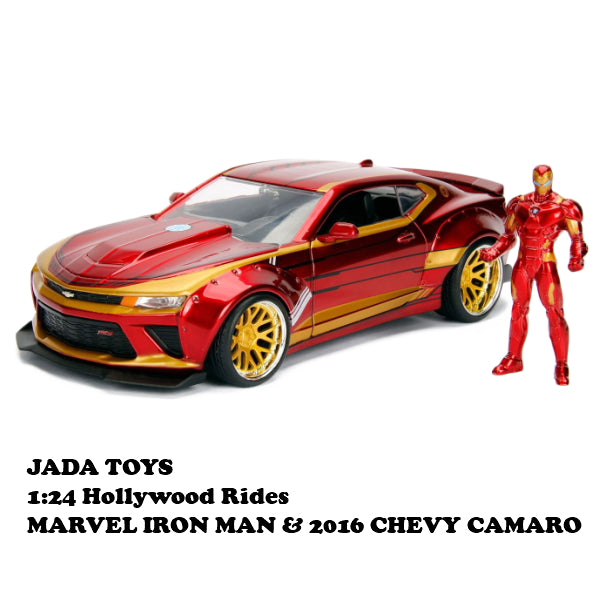 1:24 MARVEL IRON MAN &amp; 2016 CHEVROLET CAMARO [Iron Man minicar]