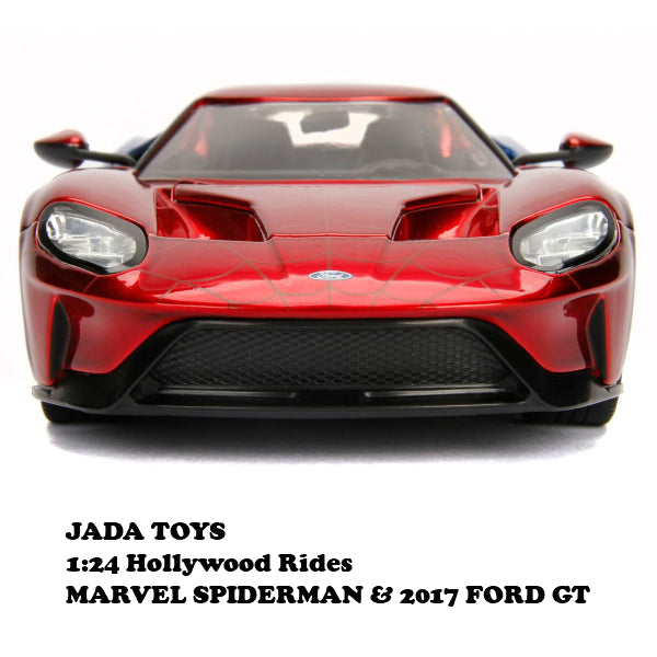 1:24 MARVEL SPIDER-MAN &amp; 2017 FORD GT 【スパイダーマン ミニカー】