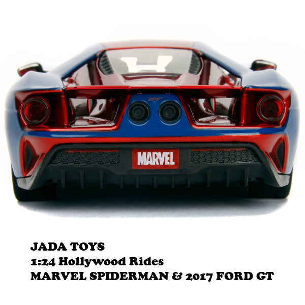 1:24 MARVEL SPIDER-MAN &amp; 2017 FORD GT [Spider-Man minicar]