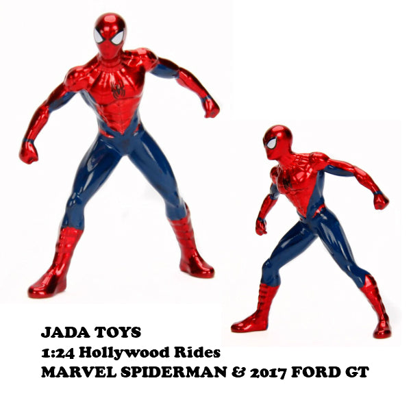 1:24 MARVEL SPIDER-MAN &amp; 2017 FORD GT 【スパイダーマン ミニカー】