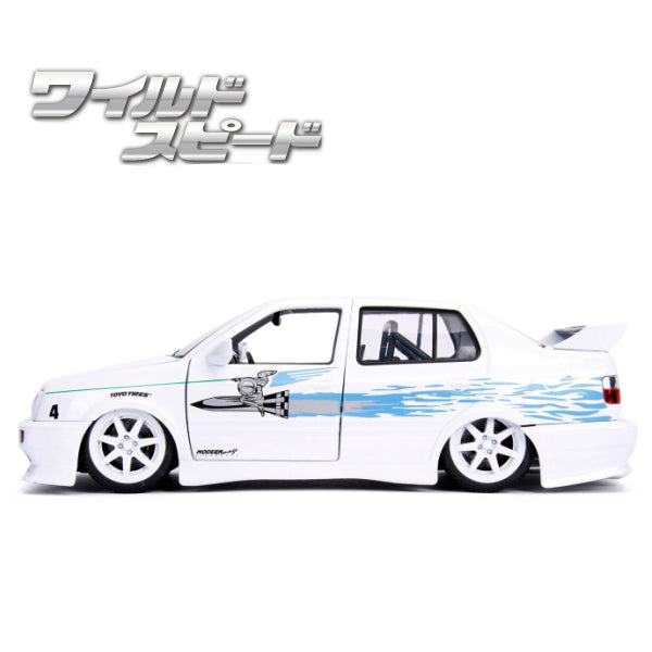 JADATOYS 1:24ワイルドスピードダイキャストカー JESSE&#039;S VW JETTA