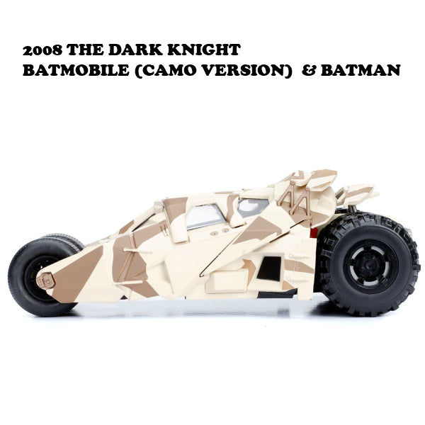 1:24 2008 THE DARK KNIGHT BATMOBILE W/BATMAN CAMO [Batmobile] [JADA minicar]