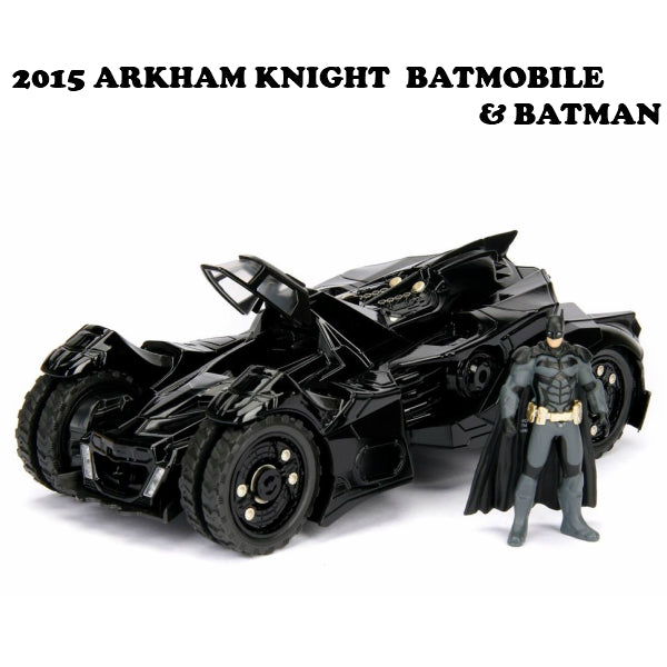 1:24 2015 ARKHAM KNIGHT BATMOBILE W/BATMAN【バットモービル】【JADA ミニカー】