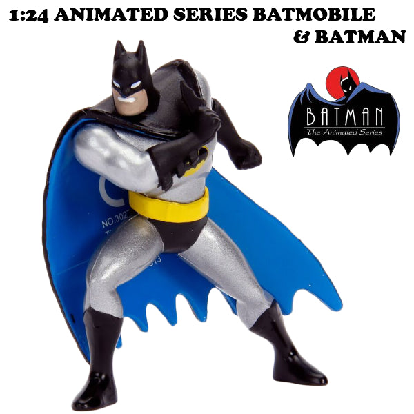 1:24 ANIMATED SERIES BATMOBILE W/BATMAN [Batmobile] [JADA minicar]