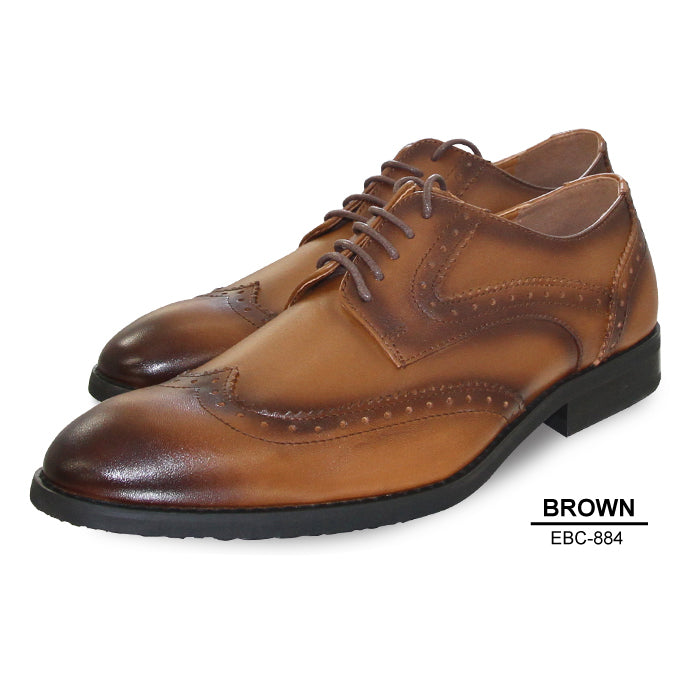 [en bridge classic] Genuine leather wingtip business shoes business casual leather shoes ceremonial occasions job hunting EBC-884