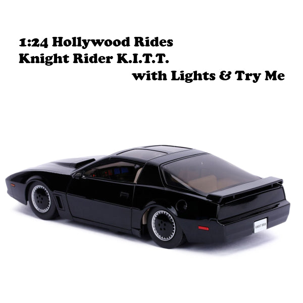 1:24 HOLLYWOOD RIDES - KNIGHT RIDER K.I.T.T. with Lights 【ナイトライダー ミニカー】