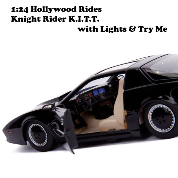 1:24 HOLLYWOOD RIDES - KNIGHT RIDER KITT with Lights [Knight Rider Mini Car]