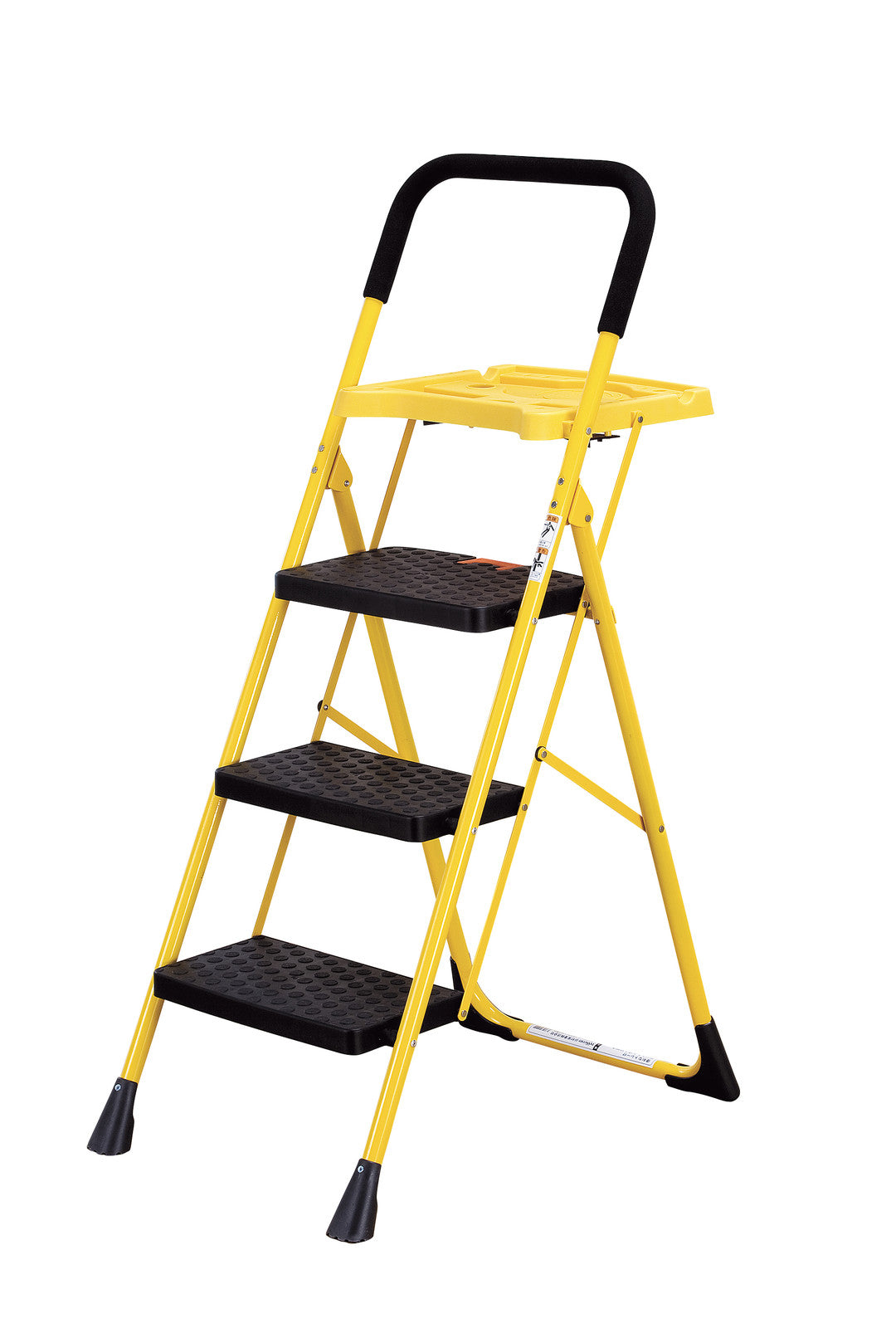 Convenient stepladder with tray