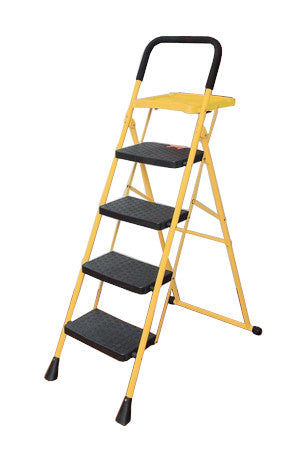 Convenient stepladder with tray