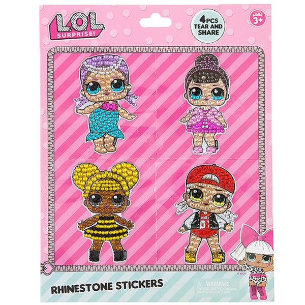 LOL Surprise Rhinestone Sticker 4P Set