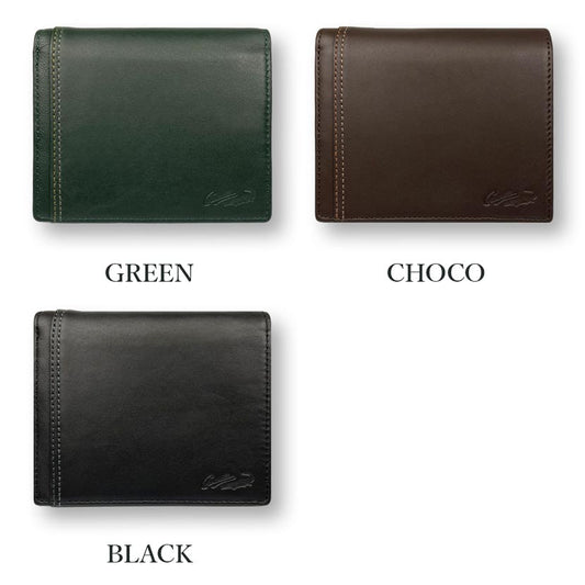 【全3色】 CROCODILE クロコダイル ウォレット 二つ折り 財布 中ベラ リアルレザー