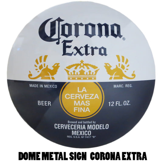 dome metal sign CORONA EXTRA