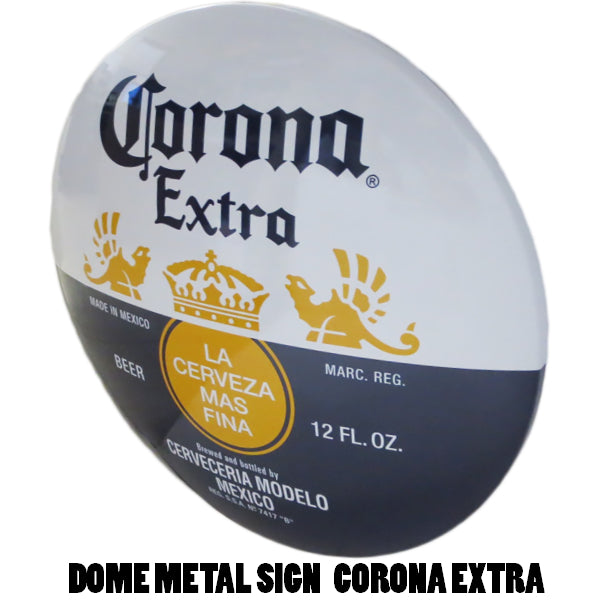 dome metal sign CORONA EXTRA