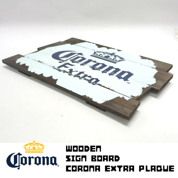 ウッデンサインボード CORONA EXTRA PLAQUE