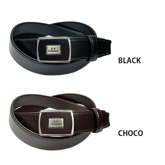 All 2 colors UP renoma Made in Japan Fit buckle belt Business belt