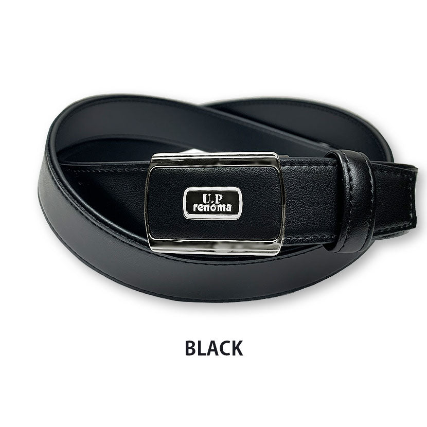 All 2 colors UP renoma Made in Japan Fit buckle belt Business belt