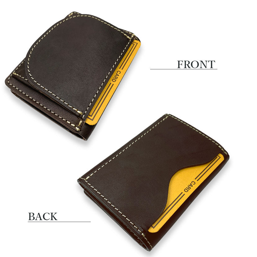 All 6 colors LIBERO Made in Japan Tochigi Leather Super Mini Trifold Wallet Mini Wallet Trifold Real Leather Cowhide