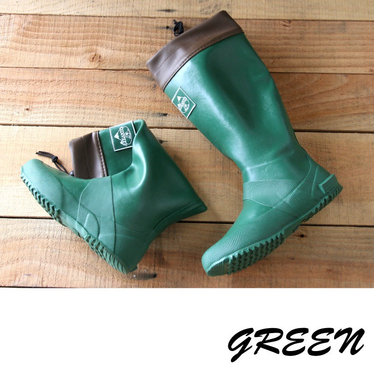 It can be rolled up! Packable rain boots EL-65