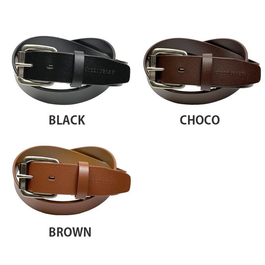 All 3 colors Converse Real Leather Simple Belt Men's Women's Unisex Genuine Leather Leather Leather