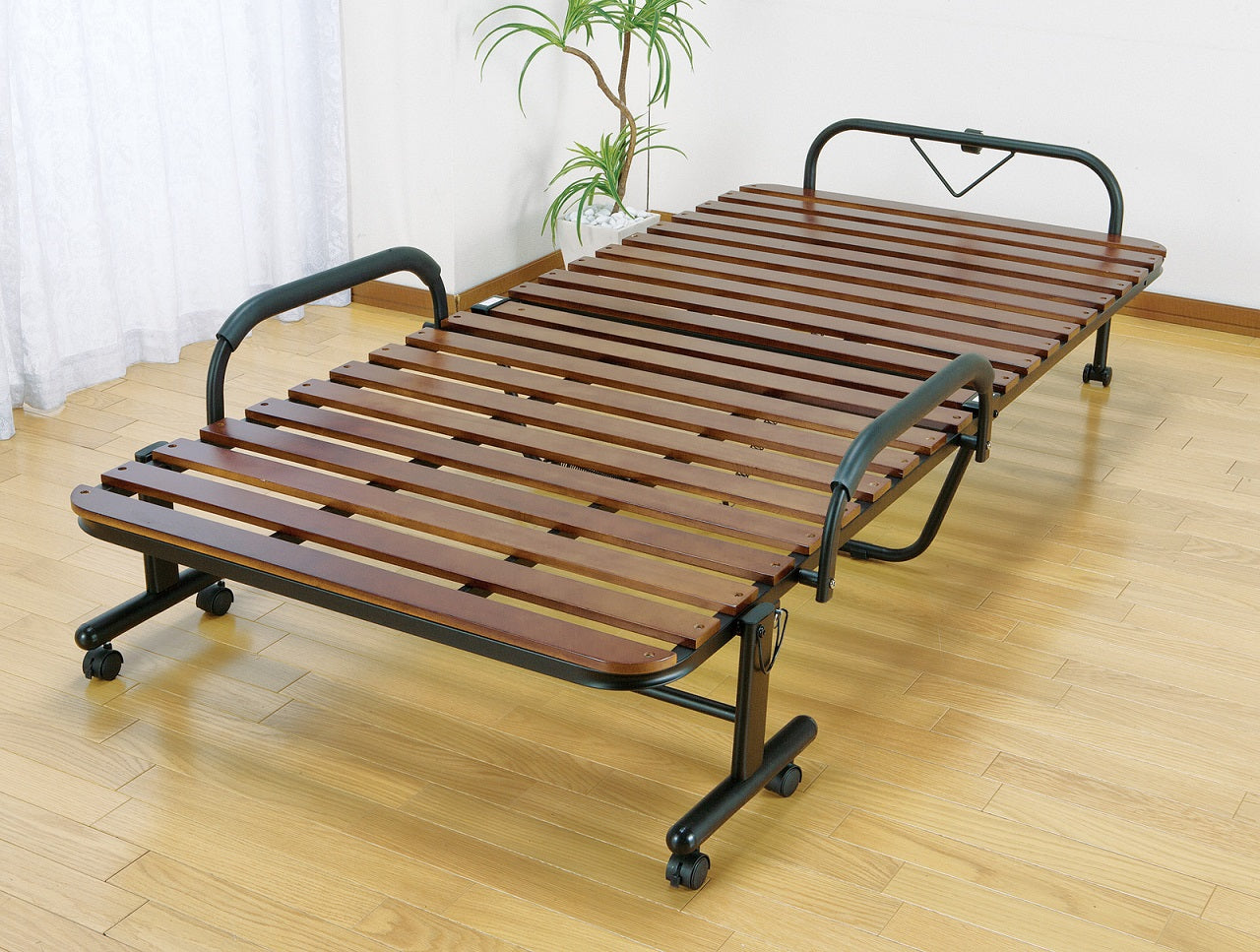 Natural wood wooden slatted slatted bed foldable bed slatted bed slatted bed