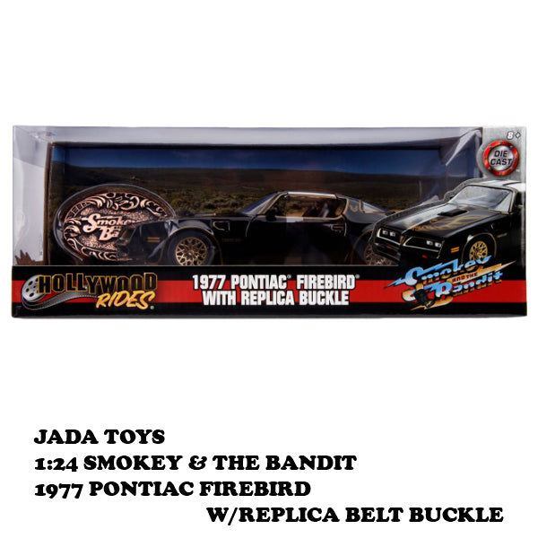 1:24 SMOKEY &amp; THE BANDIT 1977 PONTIAC FIREBIRD W/REPLICA BELT BUCKLE 【トランザム7000 ミニカー】