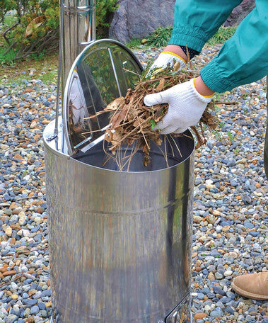 &lt;Made in Japan&gt; Fallen leaves and garden branches incinerator
