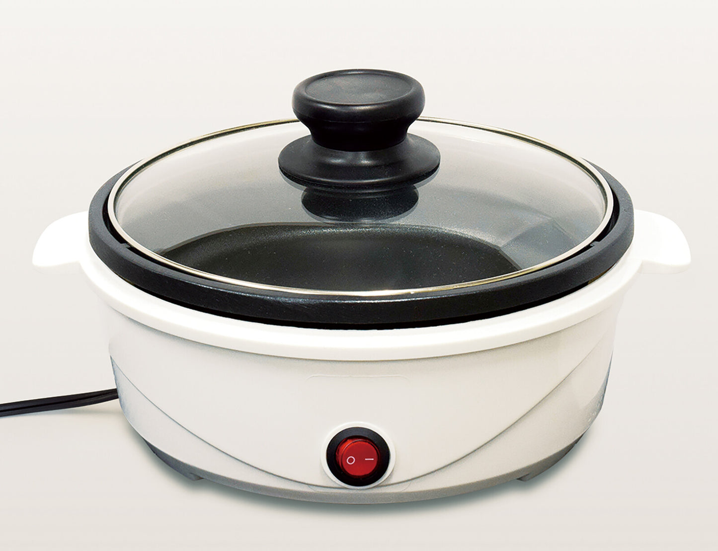 Electric grill pan (with glass lid)