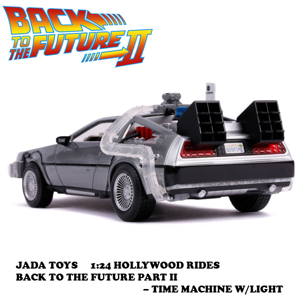 1:24 BACK TO THE FUTURE PART II - TIME MACHINE W/LIGHT [Back to the Future] Mini car