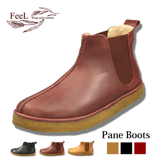 [FeeL] Pane Boots Genuine leather ladies casual FE-13