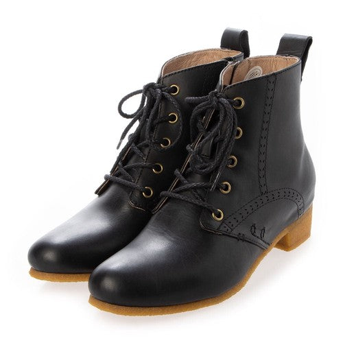 【FeeL】Coupe Boots(コッペブーツ)  本革レディースカジュアル 　FE-12