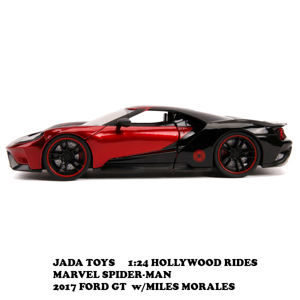 1:24 MARVEL SPIDERMAN MILES MORALES &amp; 2017 FORD GT 【スパイダーマン ミニカー】