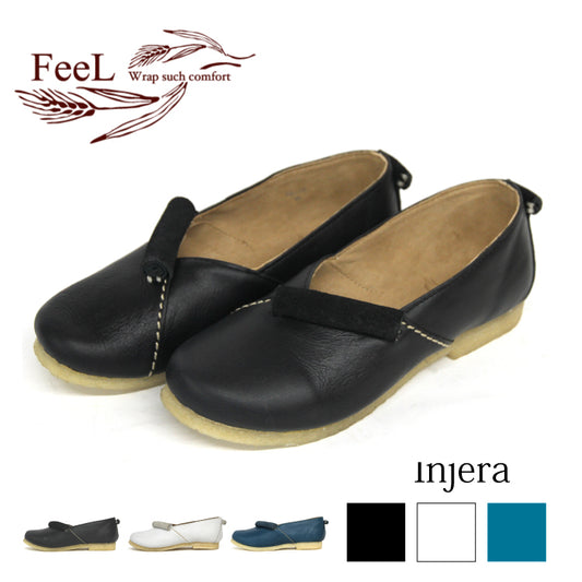 [FeeL] Injera (Injera) Genuine leather ladies casual FE-16