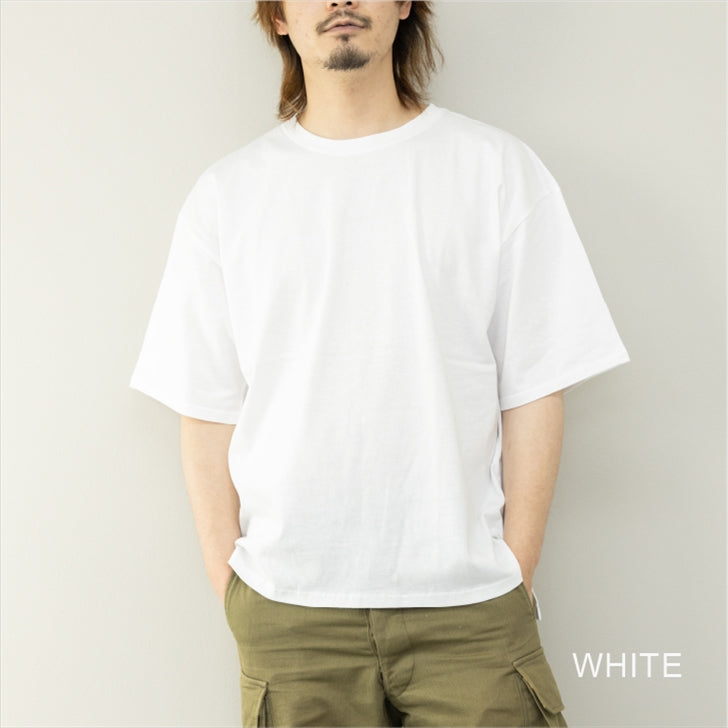 Big T-shirt Men's Short Sleeve Big Silhouette Heavy Weight Wide T-Shirt Over T-Shirt